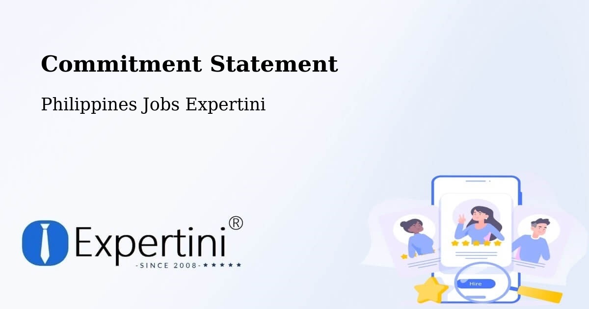 Corporate Commitment – Cataingan - Philippines Jobs Expertini