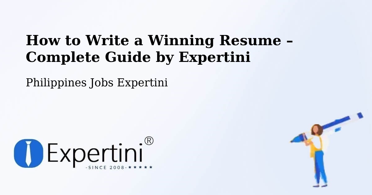 Resume Writing Guide for Job Seekers – Cataingan - Cataingan, Philippines Jobs Expertini