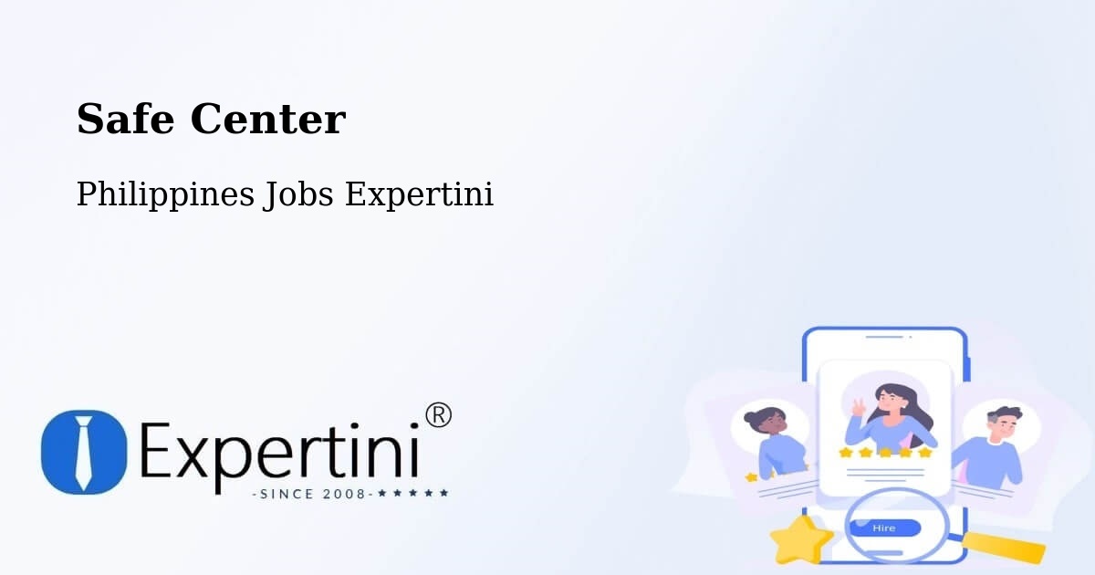 Safety Center – Cataingan - Philippines Jobs Expertini