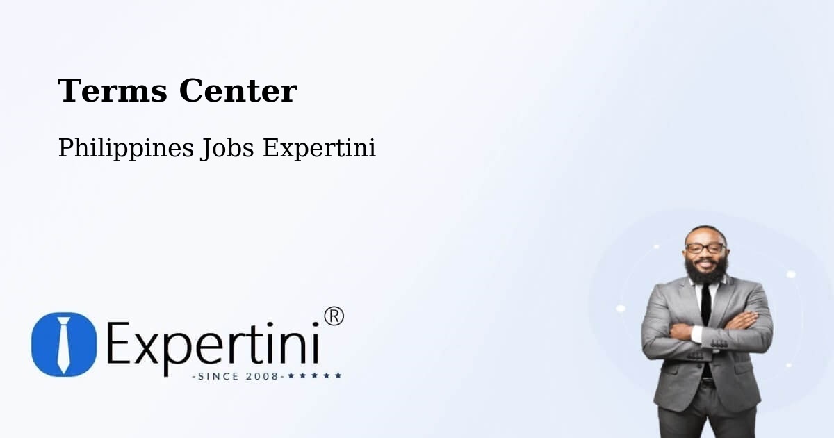 Terms of Service – Cataingan - Philippines Jobs Expertini